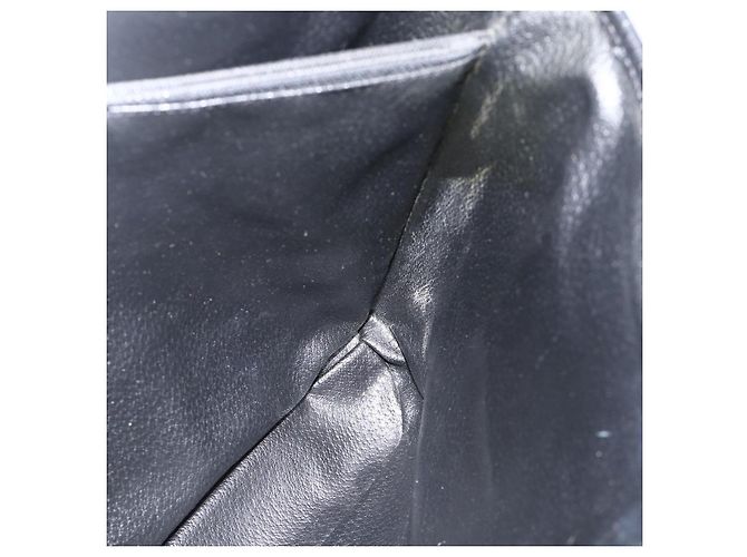 Céline Borsa tote in tela Macadam CELINE in pelle PVC nera e oro Auth YKZ1148 Nero D'oro - vista 18
