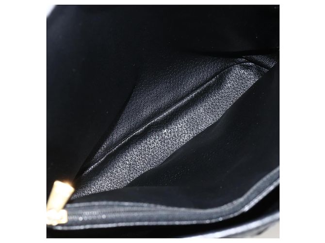 Céline Borsa tote in tela Macadam CELINE in pelle PVC nera e oro Auth YKZ1148 Nero D'oro - vista 21