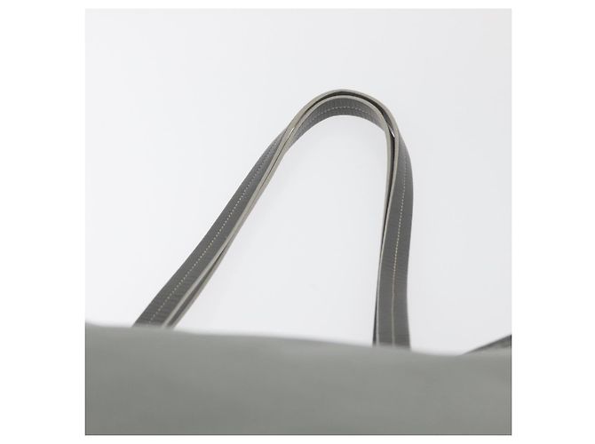 Borsa Tote PRADA in nylon grigio oro Auth ka3714A Marrone D'oro - vista 8