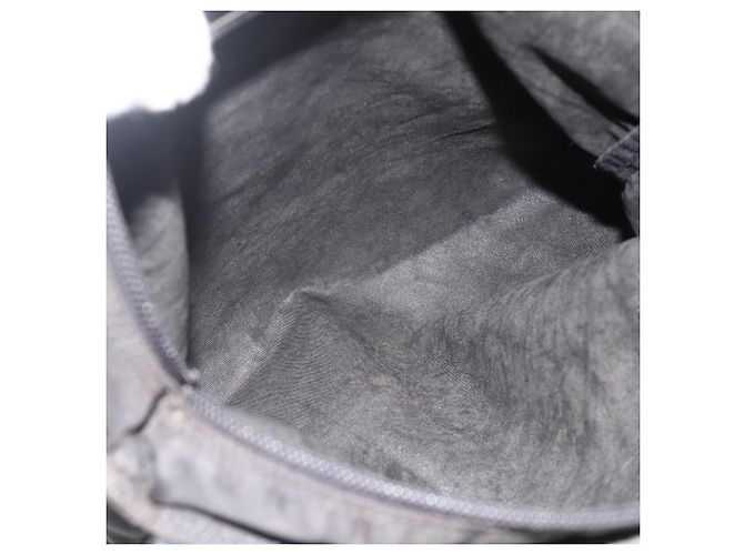 Borsa a Spalla PRADA Nylon Nero Argento Autentica YKZ307 - vista 11