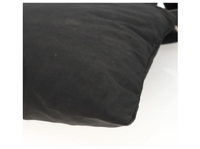 Borsa a Spalla PRADA Nylon Nero Argento Autentica YKZ307 - vista 16