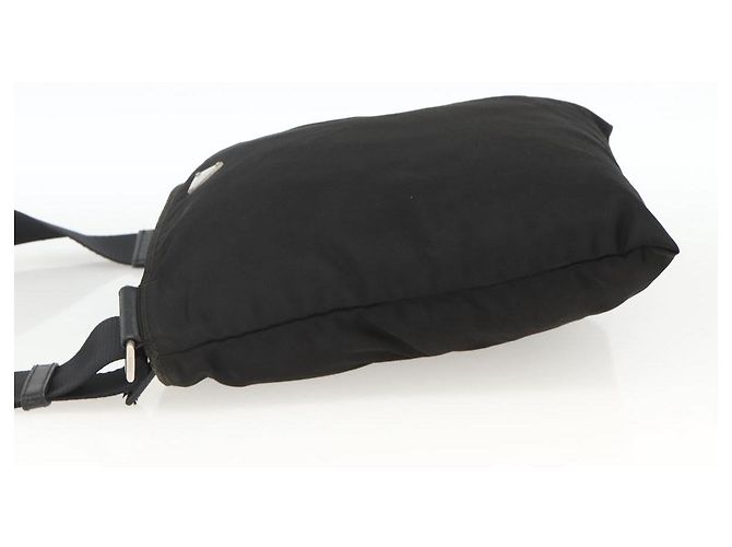 Borsa a Spalla PRADA Nylon Nero Argento Autentica YKZ307 - vista 3