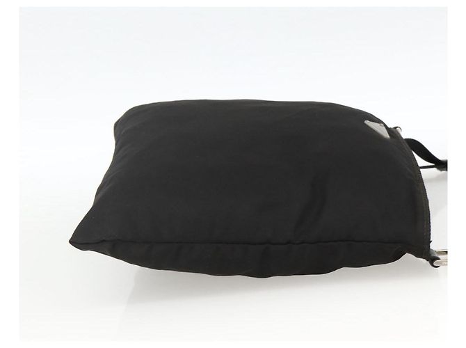 Borsa a Spalla PRADA Nylon Nero Argento Autentica YKZ307 - vista 4