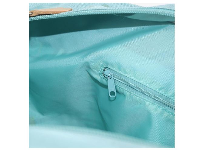 Burberry Nova Check Blue Label Handtasche aus Nylon hellblau silber authentisch bs34397 - Ansicht 21