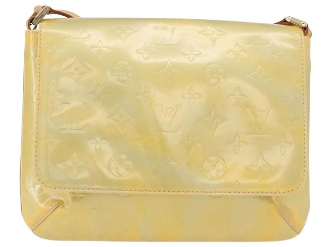 LOUIS VUITTON Borsa Thompson Street Monogram Vernis Grigia M91008 LV Auth ARZ865 Grigio - vista 13