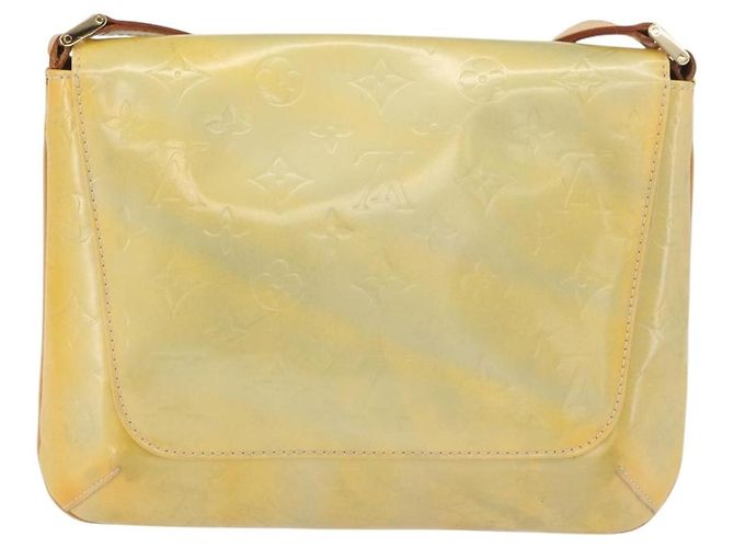 LOUIS VUITTON Borsa Thompson Street Monogram Vernis Grigia M91008 LV Auth ARZ865 Grigio - vista 2