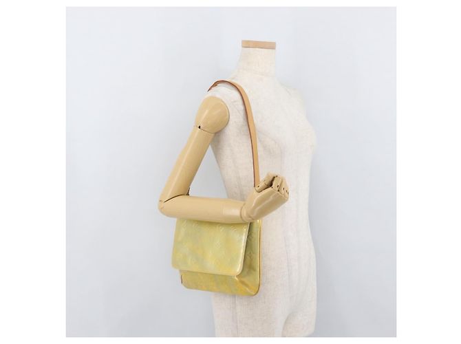 LOUIS VUITTON Borsa Thompson Street Monogram Vernis Grigia M91008 LV Auth ARZ865 Grigio - vista 21