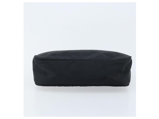 PRADA Borsa Pouch in Nylon Nero Argento Auth YKZ309 - vista 5