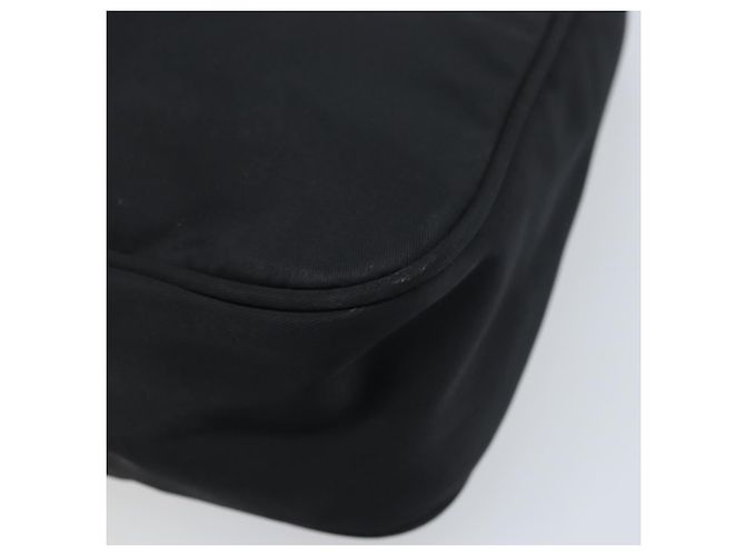 PRADA Borsa Pouch in Nylon Nero Argento Auth YKZ309 - vista 9