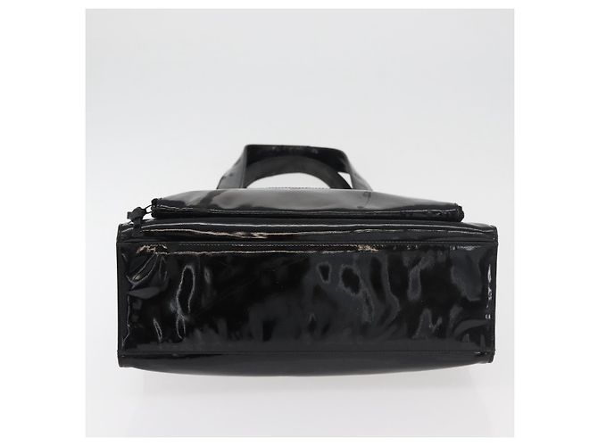 CHANEL COCO Borsa Tote in pelle lucida Nera Oro CC Auth BAZ868 Nero D'oro - vista 5