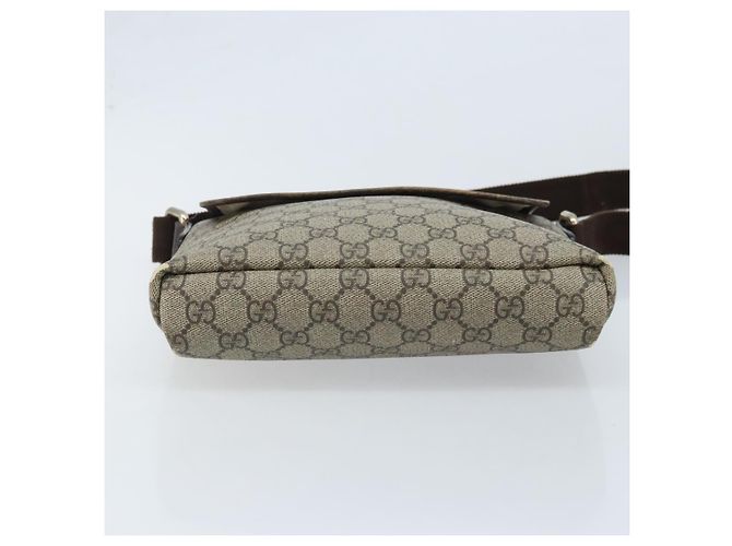 Gucci Borsa a Spalla GG Supreme PVC Beige Oro 223666 Auth YKZ033 D'oro - vista 5