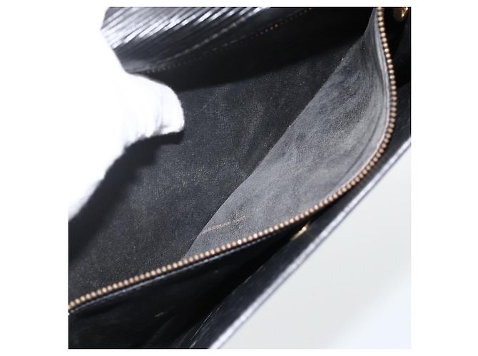 LOUIS VUITTON Clutch Epi Montaigne 27 Nero M52652 Auth LV ka3686 - vista 10