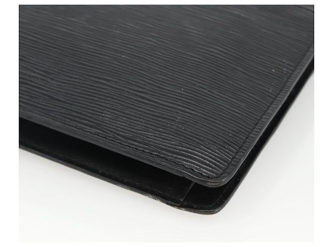 LOUIS VUITTON Clutch Epi Montaigne 27 Nero M52652 Auth LV ka3686 - vista 15