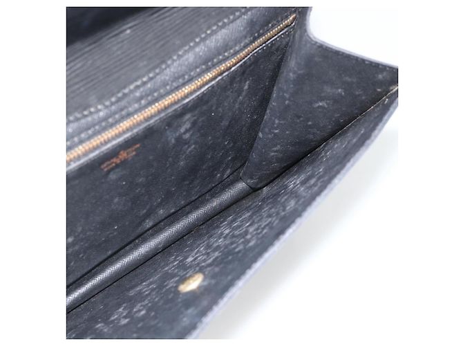 LOUIS VUITTON Clutch Epi Montaigne 27 Nero M52652 Auth LV ka3686 - vista 18