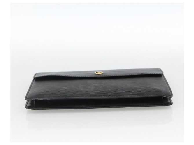 LOUIS VUITTON Clutch Epi Montaigne 27 Nero M52652 Auth LV ka3686 - vista 6