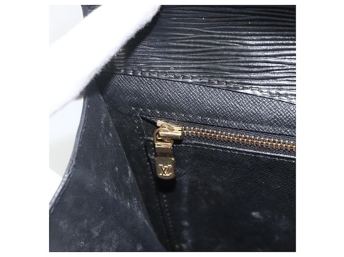 LOUIS VUITTON Clutch Epi Montaigne 27 Nero M52652 Auth LV ka3686 - vista 9