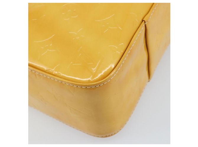 LOUIS VUITTON Borsa Tote Columbus Monogram Vernis Giallo Lime M91047 Auth AMZ001 D'oro - vista 15