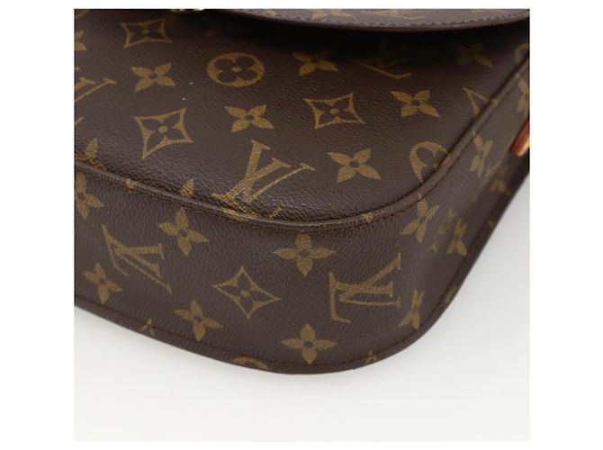 LOUIS VUITTON Monogram Saint Cloud GM Schultertasche M51242 LV Auth am11219 Monogramm - Ansicht 14