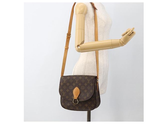 LOUIS VUITTON Monogram Saint Cloud GM Schultertasche M51242 LV Auth am11219 Monogramm - Ansicht 26