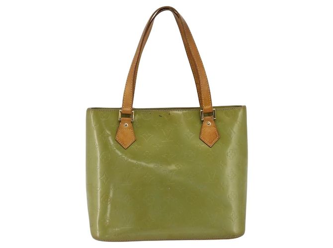 LOUIS VUITTON Borsa a Mano Monogram Vernis Houston Blu Baby M91005 LV Auth hk3630 Blu chiaro - vista 13