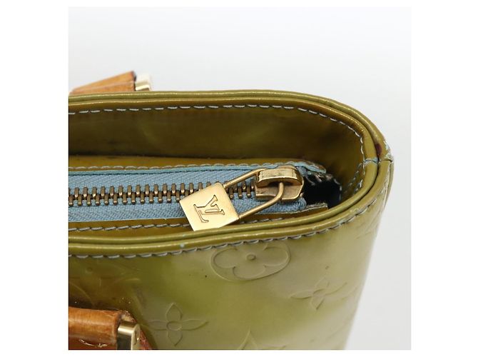LOUIS VUITTON Borsa a Mano Monogram Vernis Houston Blu Baby M91005 LV Auth hk3630 Blu chiaro - vista 17