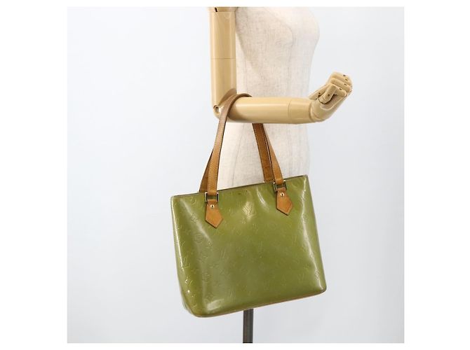 LOUIS VUITTON Borsa a Mano Monogram Vernis Houston Blu Baby M91005 LV Auth hk3630 Blu chiaro - vista 23
