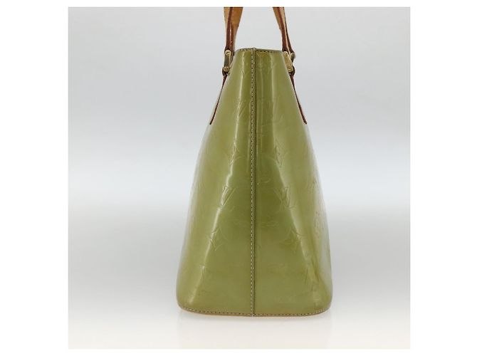 LOUIS VUITTON Borsa a Mano Monogram Vernis Houston Blu Baby M91005 LV Auth hk3630 Blu chiaro - vista 4