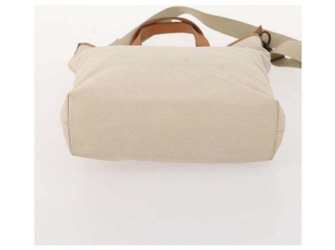 Borsa a mano in tela Burberrys Nova Check Blue Label 4 pezzi marrone beige Auth mr2152 - vista 13