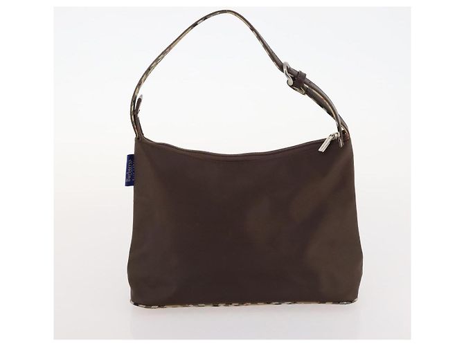 Borsa a mano in tela Burberrys Nova Check Blue Label 4 pezzi marrone beige Auth mr2152 - vista 22