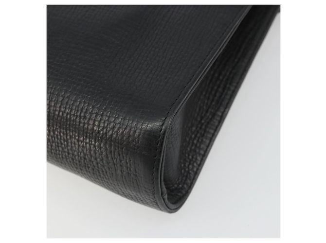 BALLY Borsa da lavoro in pelle nera argento Auth BSZ315 Nero - vista 15