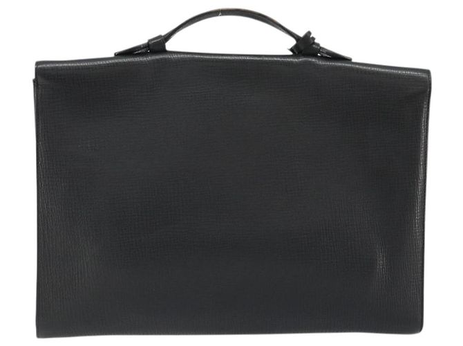 BALLY Borsa da lavoro in pelle nera argento Auth BSZ315 Nero - vista 2