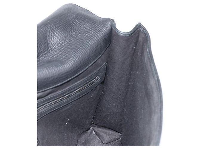 BALLY Borsa da lavoro in pelle nera argento Auth BSZ315 Nero - vista 20