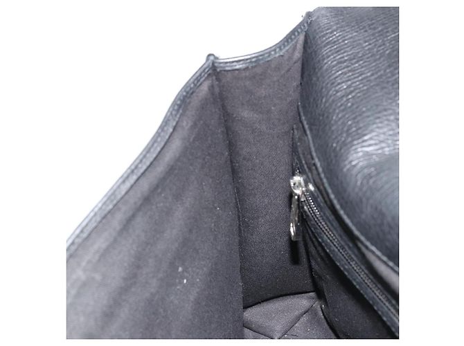 BALLY Borsa da lavoro in pelle nera argento Auth BSZ315 Nero - vista 21