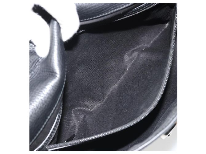 BALLY Borsa da lavoro in pelle nera argento Auth BSZ315 Nero - vista 23