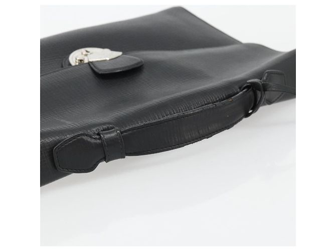 BALLY Borsa da lavoro in pelle nera argento Auth BSZ315 Nero - vista 7