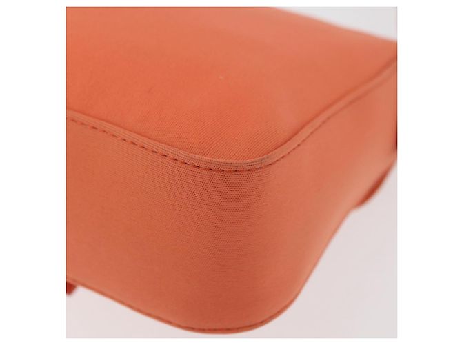 Borsa a Spalla FENDI Mamma Baguette Jersey Arancione Oro Auth am11272A D'oro - vista 17