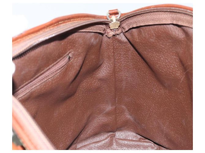 Burberrys Nova Check Tote Bag aus PVC-Leder in Grün und Gold Auth YKZ143 Golden - Ansicht 18