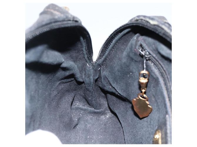 Borsa a Spalla in Pelle Nera e Oro GUCCI 007 115 4916 Auth 174376 Nero D'oro - vista 19