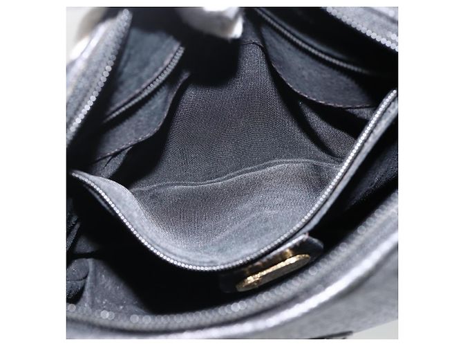 Borsa a Spalla in Pelle Nera e Oro GUCCI 007 115 4916 Auth 174376 Nero D'oro - vista 21
