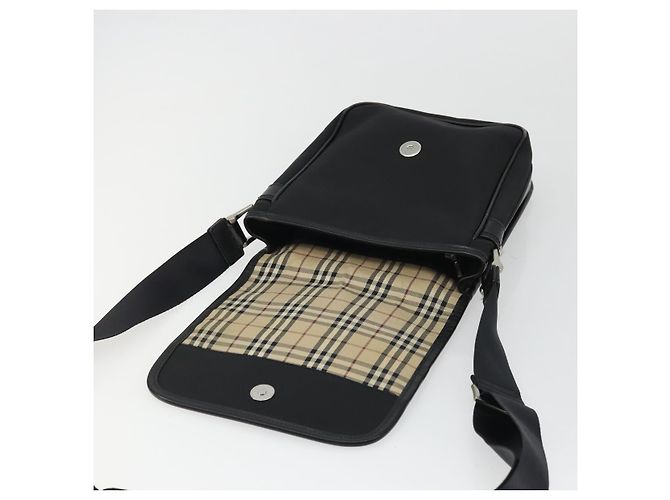 Borsa a Spalla BURBERRY in Nylon Nero Argento Autentica bs34401 - vista 10