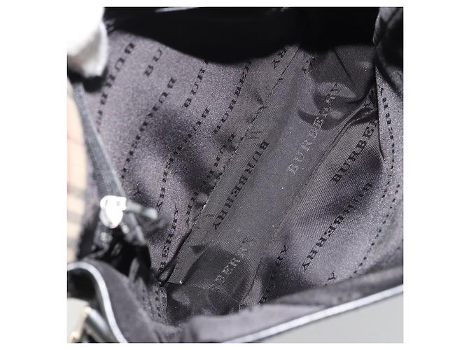 Borsa a Spalla BURBERRY in Nylon Nero Argento Autentica bs34401 - vista 11