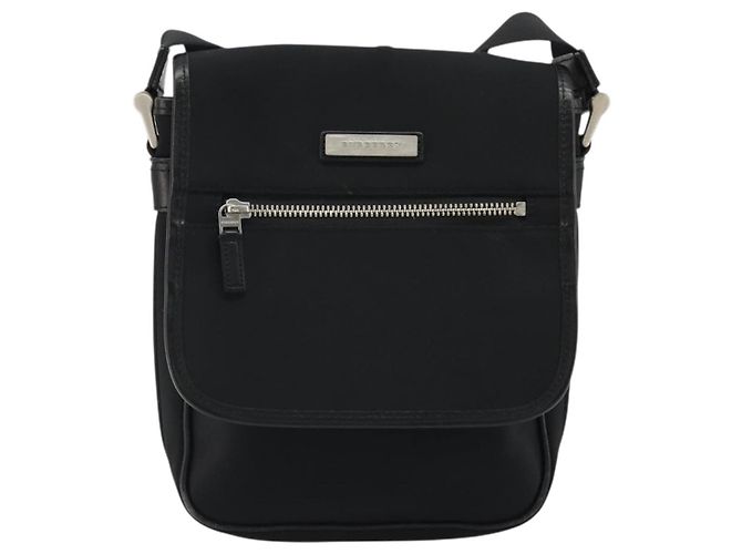 Borsa a Spalla BURBERRY in Nylon Nero Argento Autentica bs34401 - vista 13