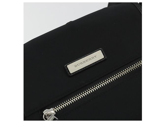 Borsa a Spalla BURBERRY in Nylon Nero Argento Autentica bs34401 - vista 17