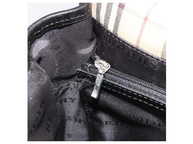 Borsa a Spalla BURBERRY in Nylon Nero Argento Autentica bs34401 - vista 20