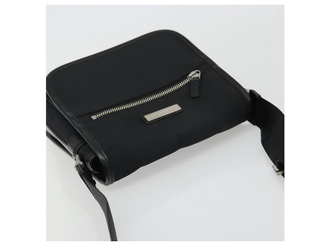 Borsa a Spalla BURBERRY in Nylon Nero Argento Autentica bs34401 - vista 6