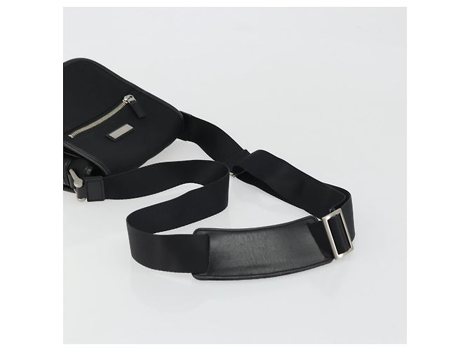 Borsa a Spalla BURBERRY in Nylon Nero Argento Autentica bs34401 - vista 7