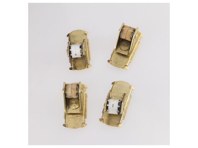 Padlock Baule Sherry Line in tela Micro GG di GUCCI Nero Oro Auth AMZ086 D'oro - vista 12