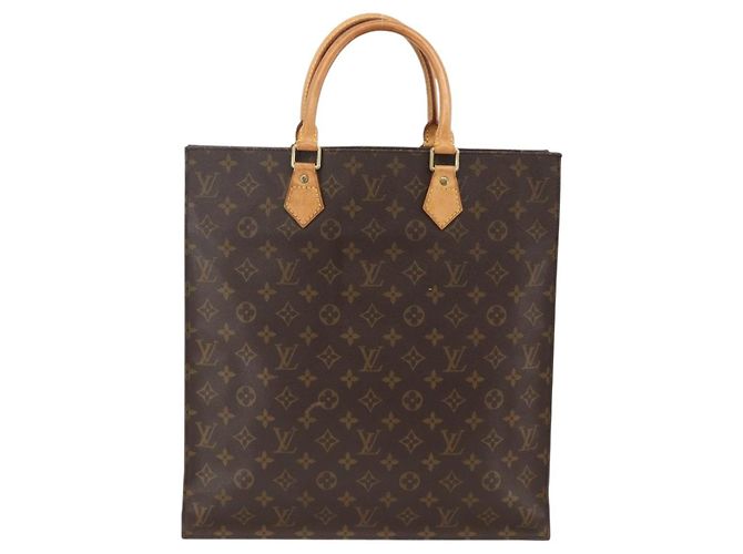 LOUIS VUITTON Sac Plat Monogram M51140 LV Auth AMZ094 Monogramme - vue 2