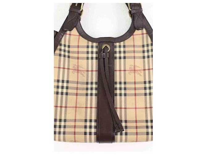 Burberry Borsa tote marrone - vista 2