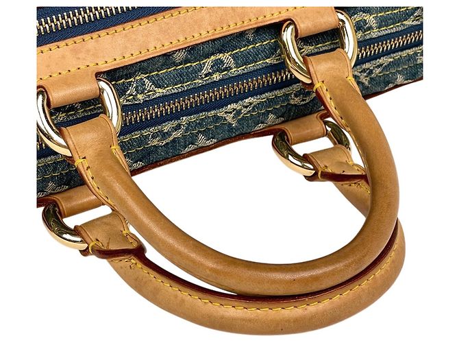 Borsa Boston Neo Speedy Louis Vuitton Blu - vista 8